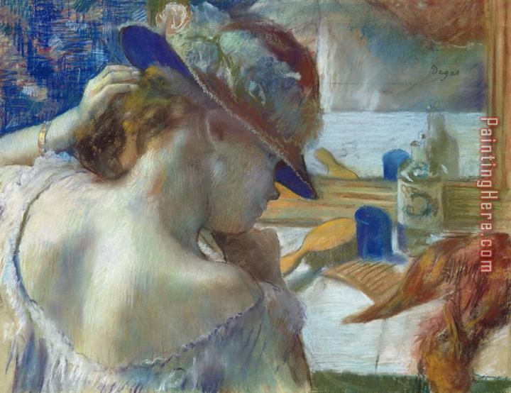 Edgar Degas In Front of the Mirror